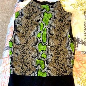 Snake print jumpsuit